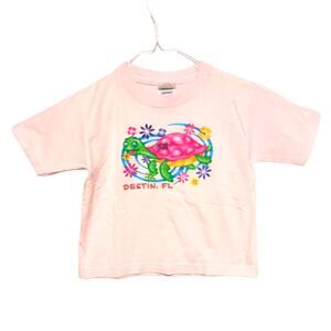 DESTIN Florida Toddler Girls Graphic Tee SZ 4T pink